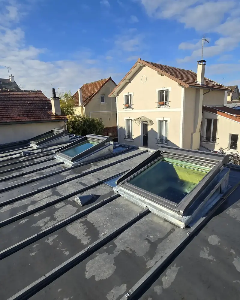 Zinc, chantier à Saint-Maur-des-Fossés (94)